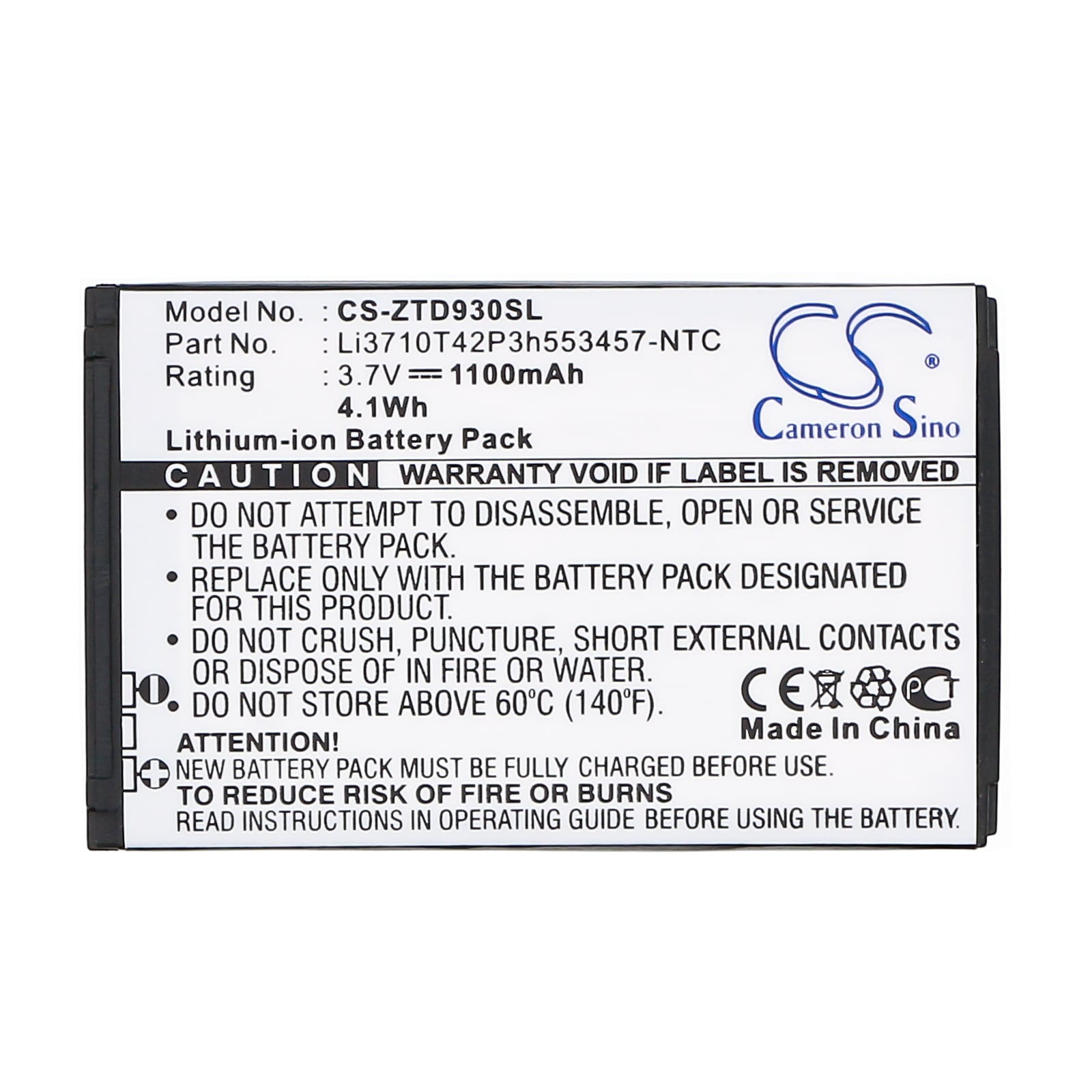 Batteri for SmartPhone, Mobil for Cricket Chorus, D930