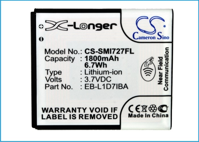 Batteri for SmartPhone, Mobil for T-Mobile Galaxy S II, SGH-T989, Galaxy S II 4G