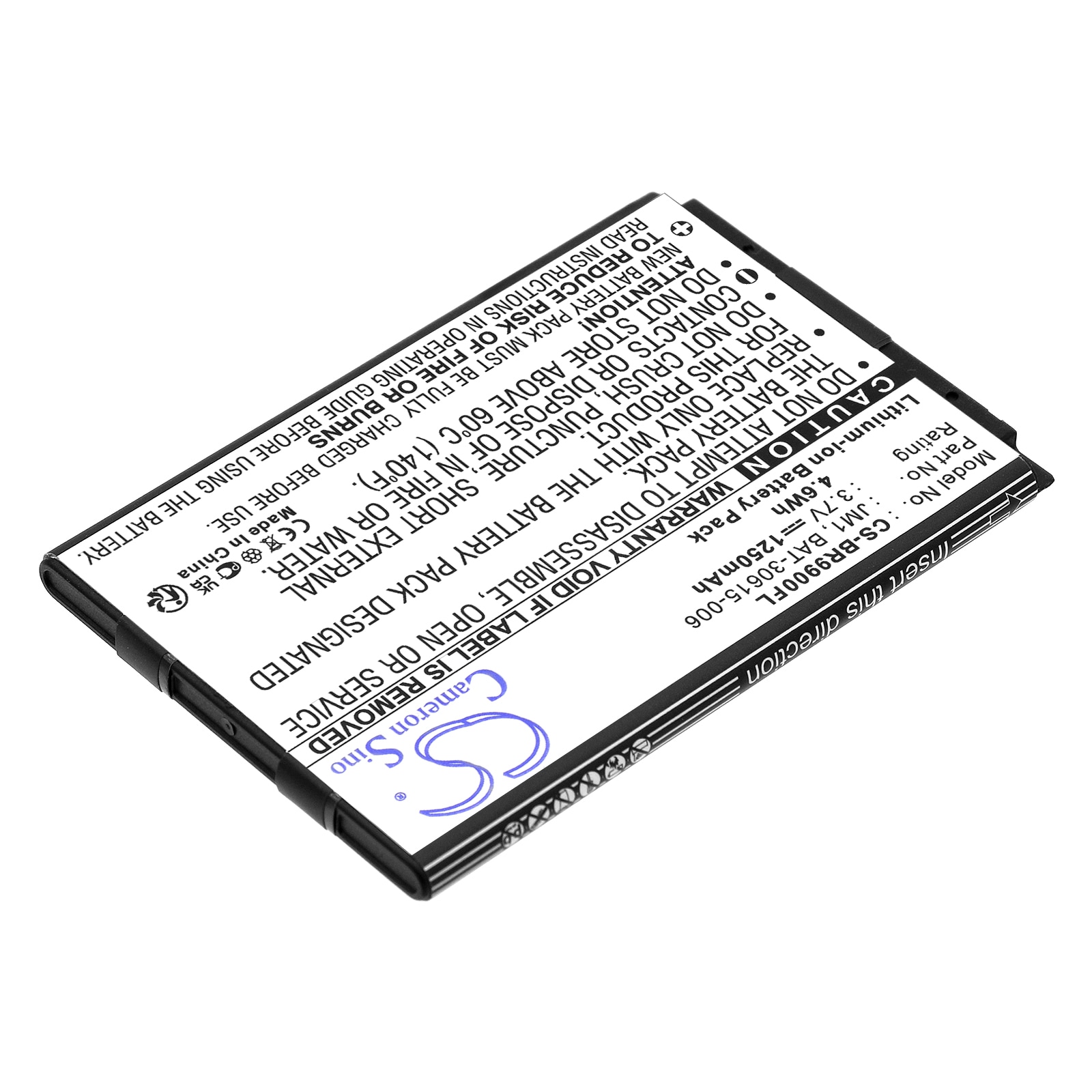 Smarttelefon- og mobiltelefonbatteri for Blackberry Bold Touch 9900, Pluto, Bold Touch 9930 og andre.