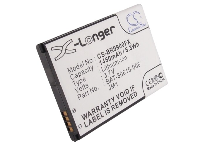 Batteri for SmartPhone, mobil for Blackberry Bold Touch 9900, Pluto, Bold Touch 9930 osv.
