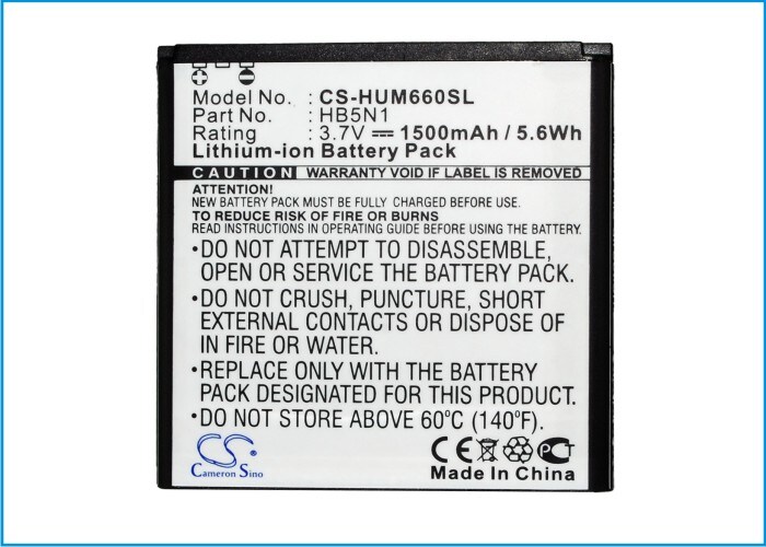Batteri for smarttelefon, mobil for Cricket M660, Ascend Q
