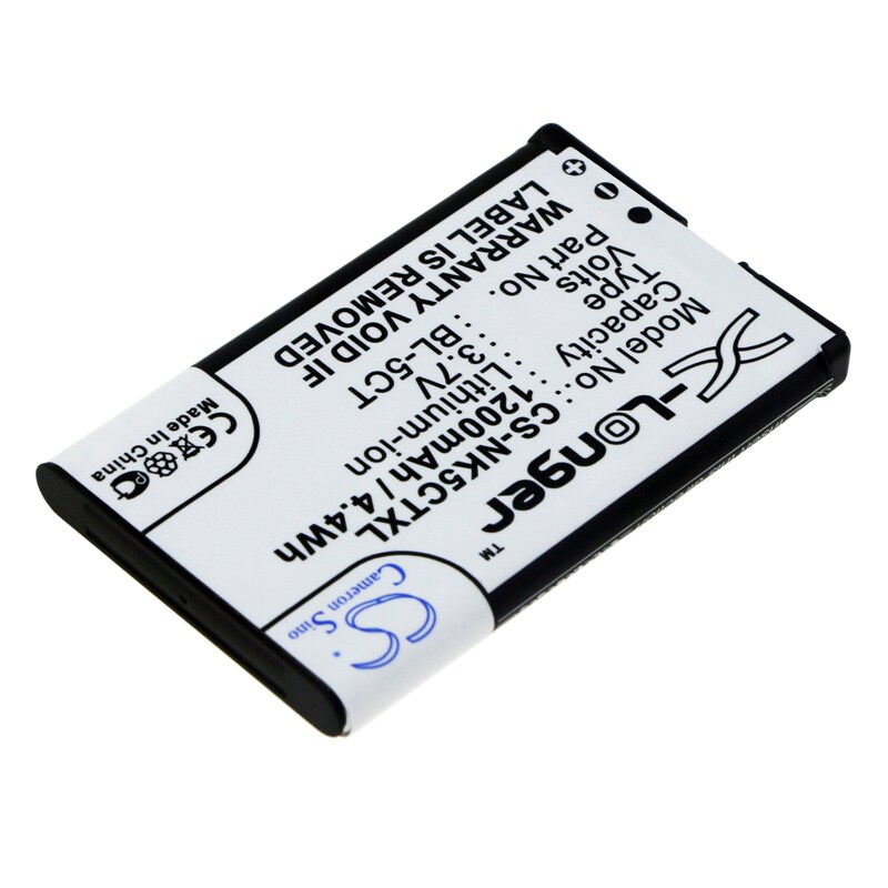 Batteri for SmartPhone, Mobil for Nokia 5220 XpressMusic, 6730, 6303 classic og andre.