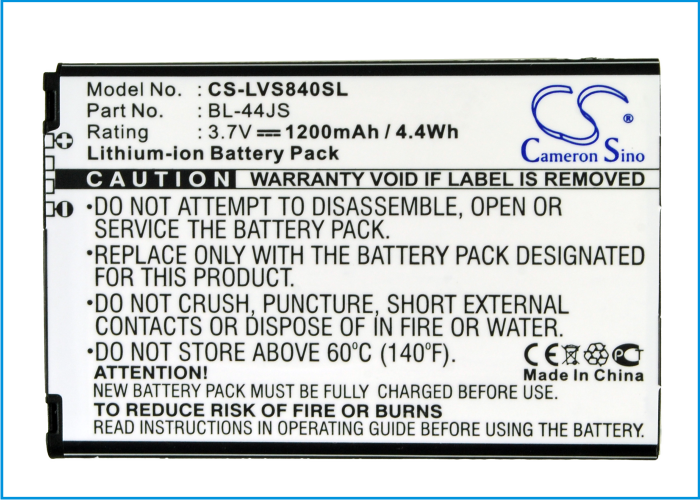 Batteri for SmartPhone, mobil for Verizon VS840, Lucid, Para etc.