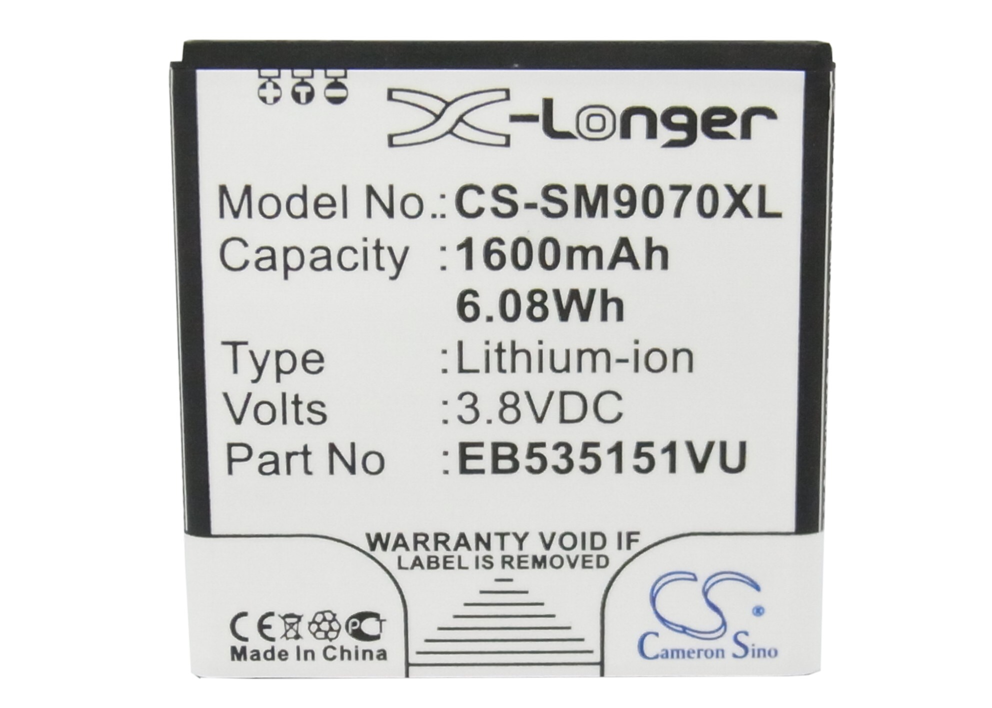 Batteri for SmartPhone, Mobil for Samsung GT-i9070, GT-i9070P, Galaxy S Advance og andre.