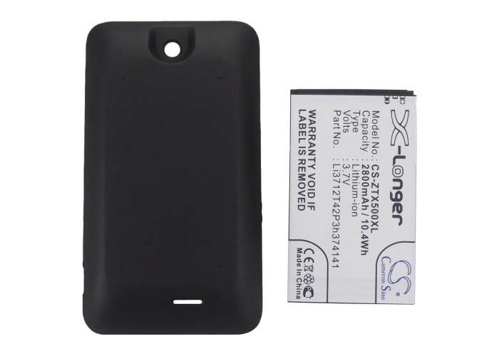 Batteri for smarttelefon, mobil for ZTE X500, X500M, Score M
