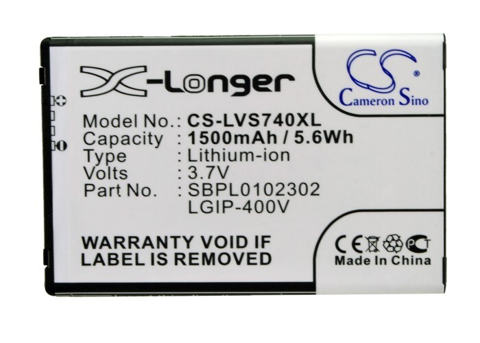 Batteri for SmartPhone, mobil for Verizon VS740, VS750, Ally VS740 og andre.