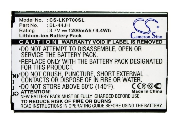 Batteri til smarttelefon, mobil for Cricket Optimus Regard, LW770