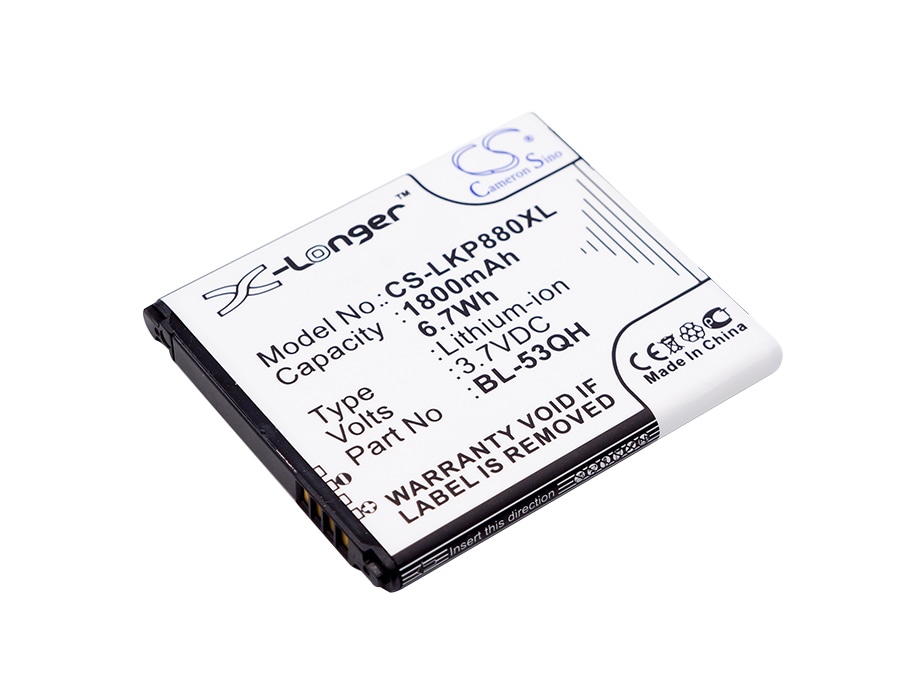Batteri for SmartPhone, Mobil for LG P880, Optimus 4X HD, Optimus LTE II og andre.