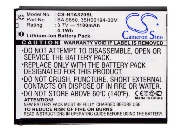 Batteri for SmartPhone, Mobil for HTC Desire C, Golf, A320E etc.