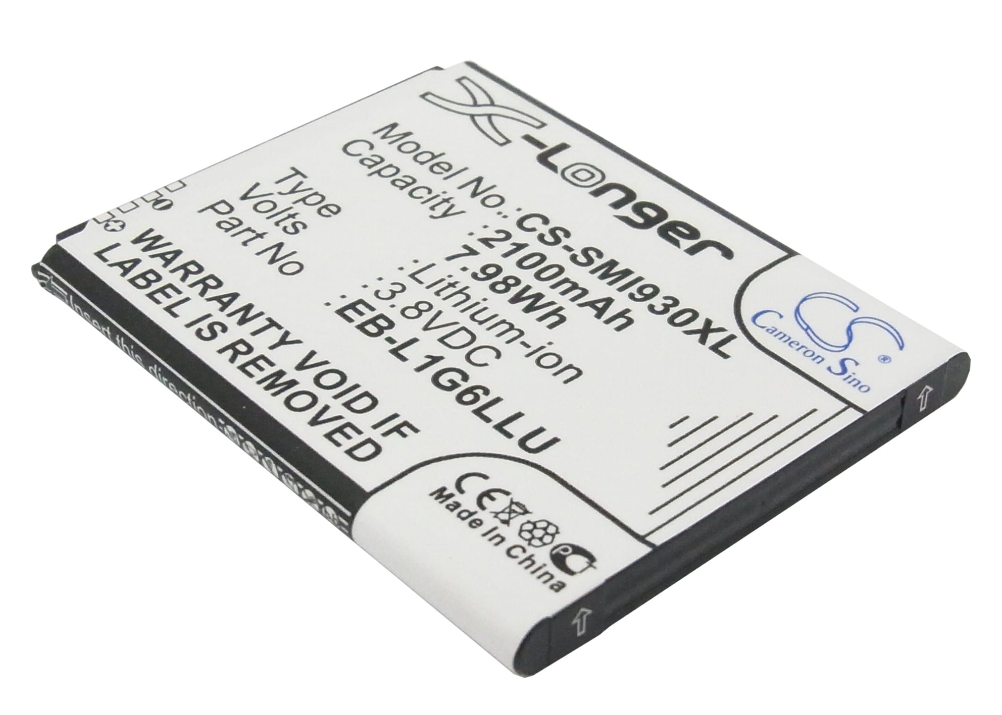 Batteri for SmartPhone, Mobil for T-Mobile Galaxy S 3, Galaxy S III, Galaxy S3 etc.