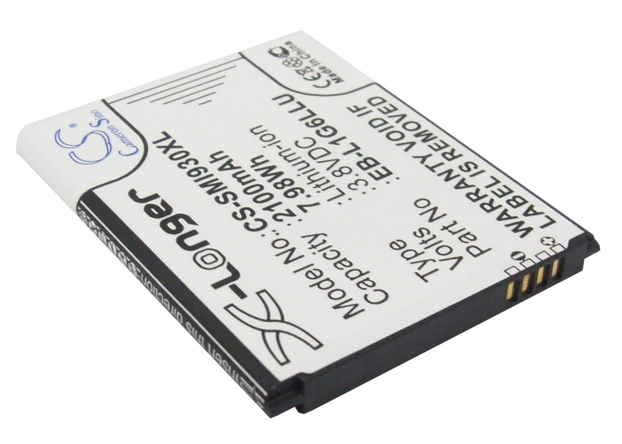 Batteri for SmartPhone, Mobil for T-Mobile Galaxy S 3, Galaxy S III, Galaxy S3 etc.