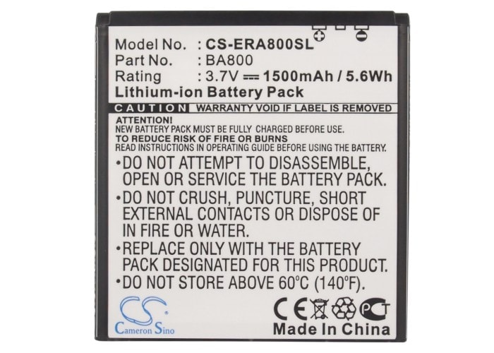 Batteri for SmartPhone, Mobil for Sony Ericsson Xperia S, LT26, LT26i og andre.