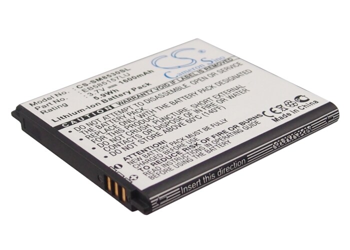 Batteri for SmartPhone, Mobil for Samsung Galaxy Beam, GT-I8530, GT-I8550 og andre.