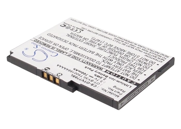 Batteri for SmartPhone, Mobil for Alcatel OT-V770, OT-V770A, One Touch V770 og andre.