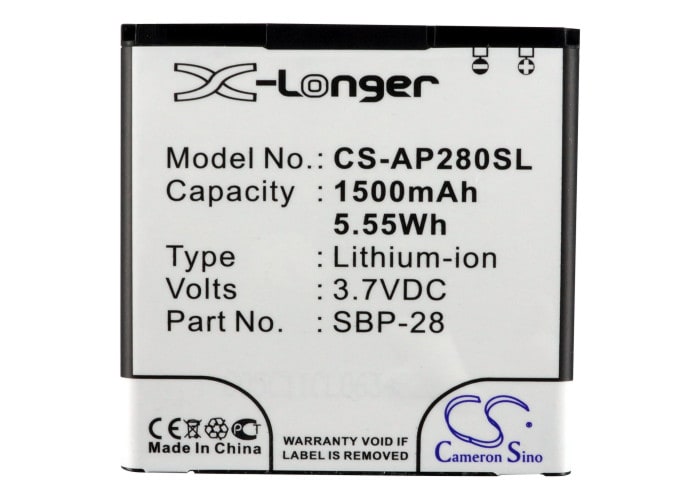 Batteri for SmartPhone, Mobil for Asus PadFone, A66, T20