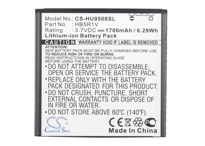 Batteri for SmartPhone, Mobil for Huawei Honor 2, Honor II, Honor Quad og andre.
