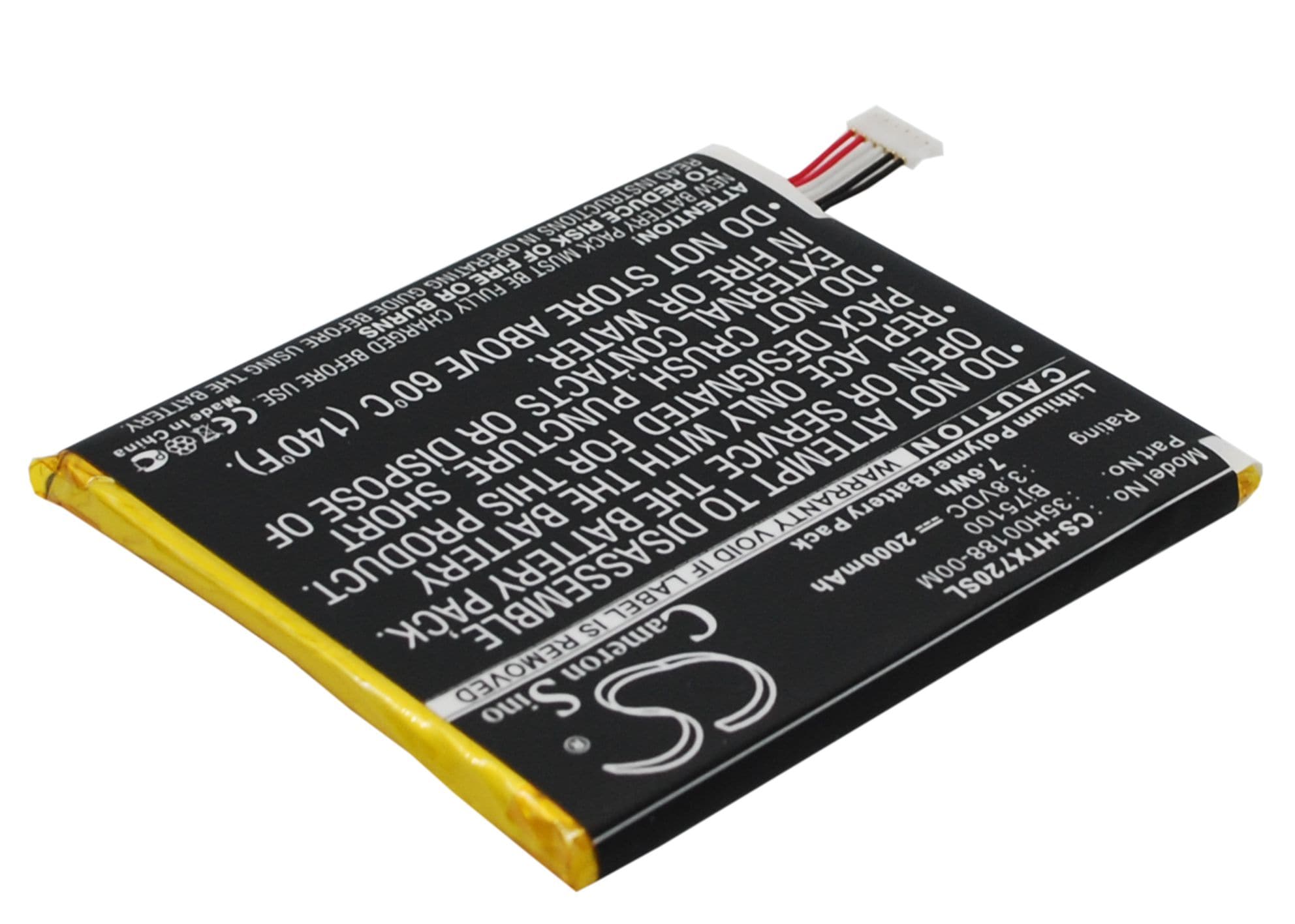 Batteri for SmartPhone, Mobil for HTC One XL, Edge, Evita etc.