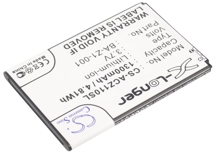 Batteri for SmartPhone, Mobil for Acer Liquid Z110 Dou, Z110, Liquid Z2 og andre.