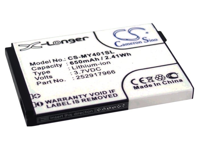 Batteri for SmartPhone, Mobil for Sagem MY401C, MY401L, MY-401C og andre.