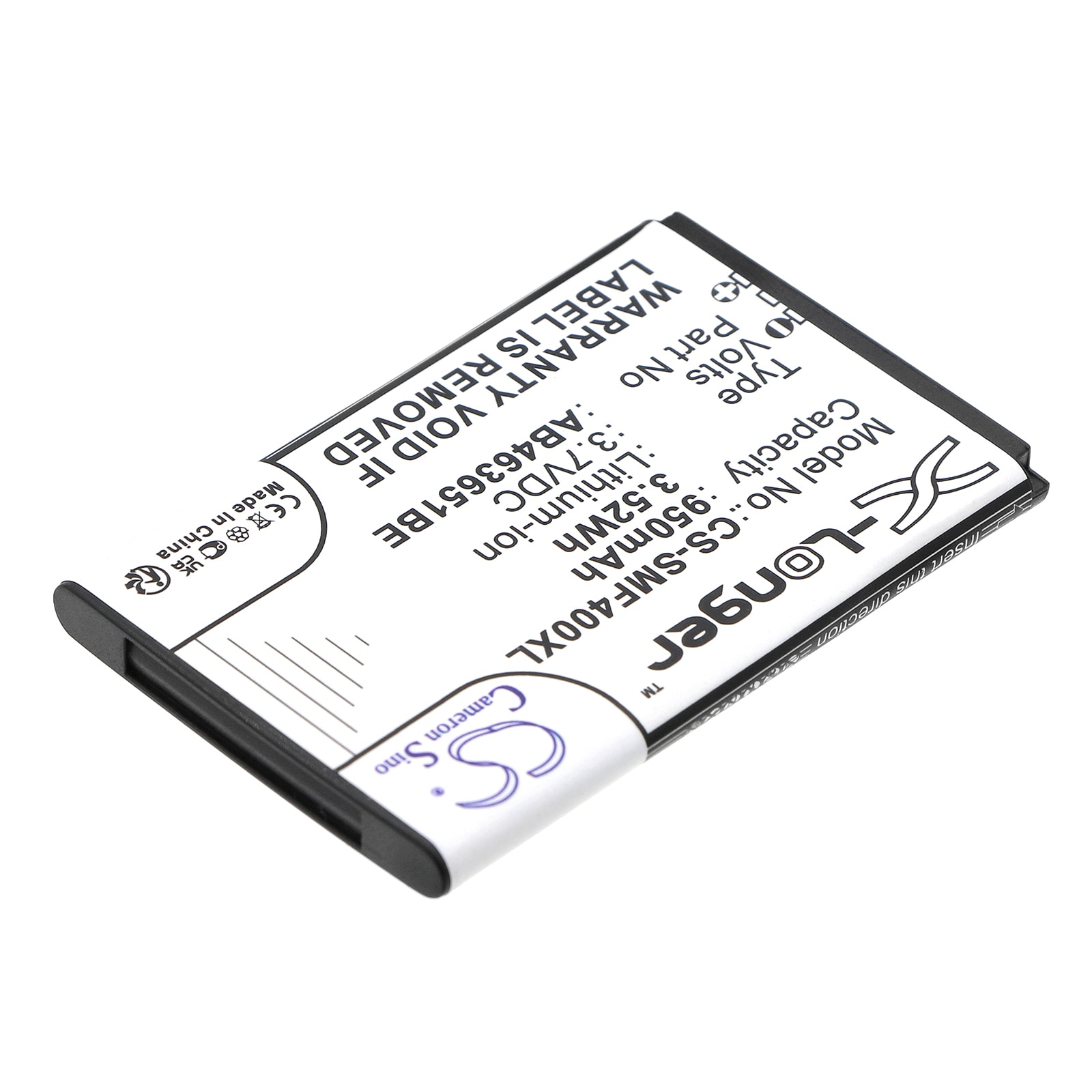 Batteri for SmartPhone, Mobil for Samsung SGH-F400, SGH-F408, GT-M7500 og andre.