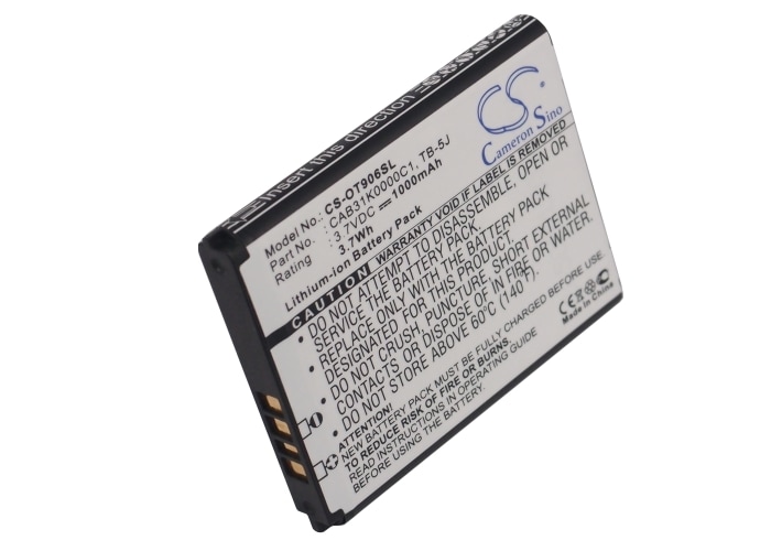 Batteri for SmartPhone, Mobil for Alcatel OT-906, One Touch 906