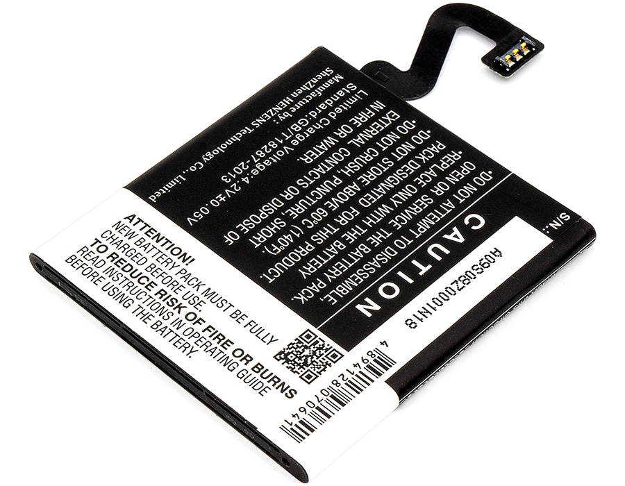 Batteri for SmartPhone, Mobil for Nokia Lumia 920, Lumia 920T, Phi og andre.