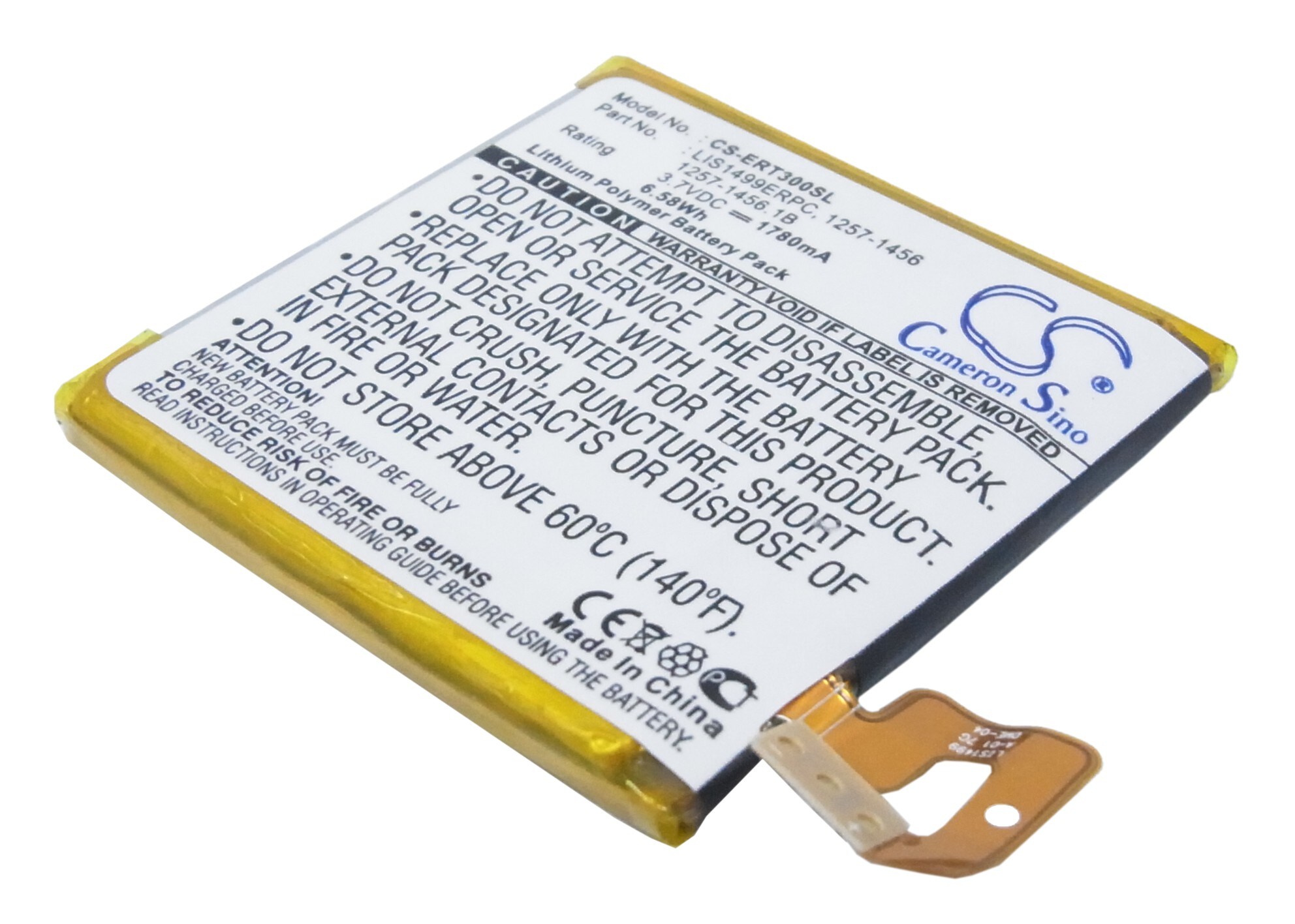 Batteri for SmartPhone, Mobil for Sony Ericsson Xperia T LT30p, Mint, Xperia TL og andre.