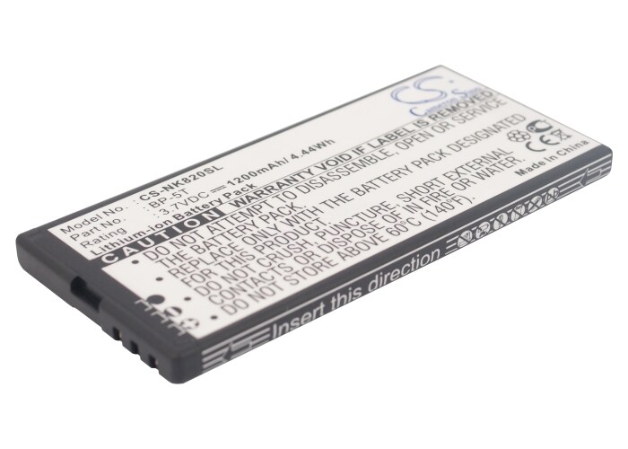 Batteri for SmartPhone, Mobil for Nokia Lumia 820, Lumia 820.2, Arrow og andre