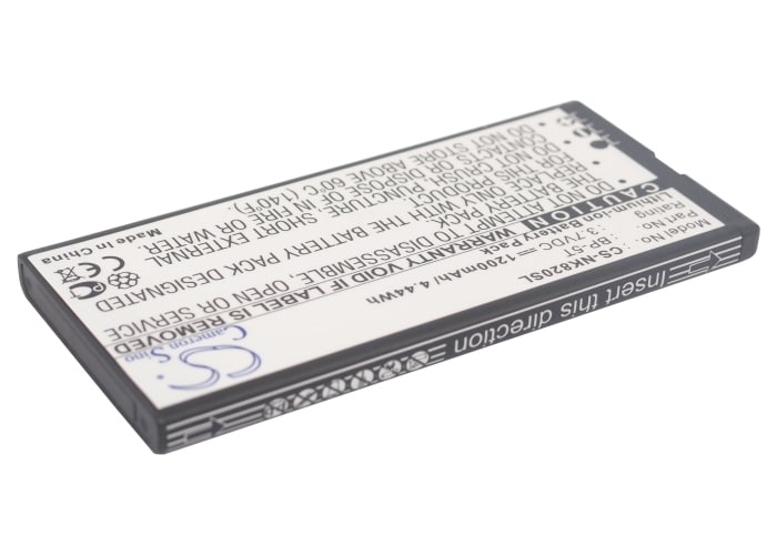 Batteri for SmartPhone, Mobil for Nokia Lumia 820, Lumia 820.2, Arrow og andre
