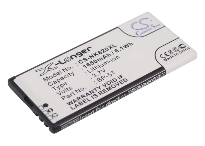 Batteri for SmartPhone, Mobil for Nokia Lumia 820, Lumia 820.2, Arrow og andre