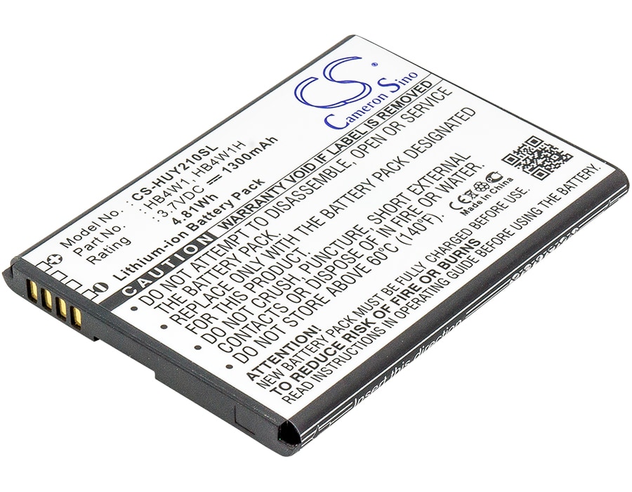 Batteri for SmartPhone, Mobil for Huawei Ascend Y210, Ascend Y210C, Ascend Y210-0151 og andre.