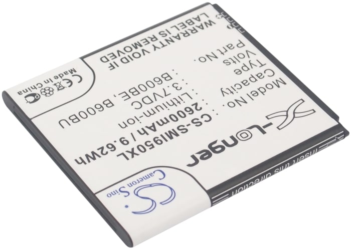 Batteri for SmartPhone, Mobil for Samsung Galaxy S4, Galaxy S4 LTE, GT-I9500 og andre.
