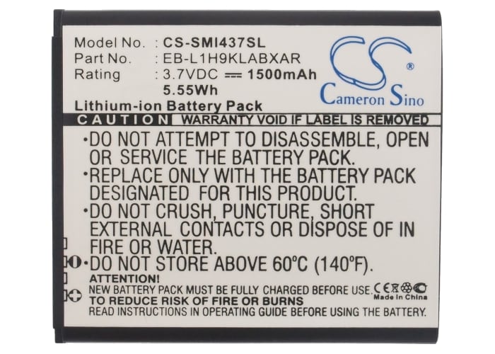 Batteri for SmartPhone, Mobil for Samsung Galaxy Express, SGH-I437, GT-I8730 og andre.