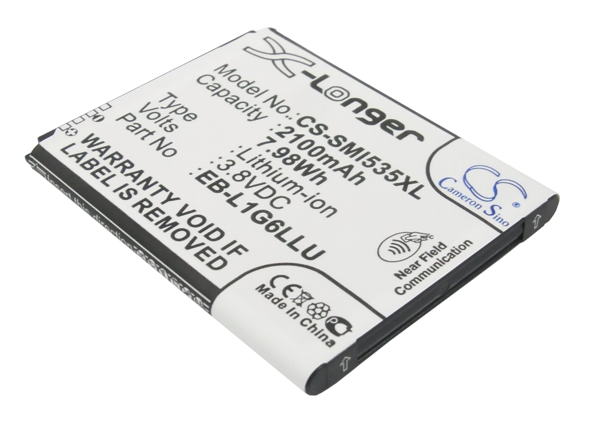 Batteri for SmartPhone, Mobil for T-MOBILE Galaxy S 3, Galaxy S III, Galaxy S3 og andre.