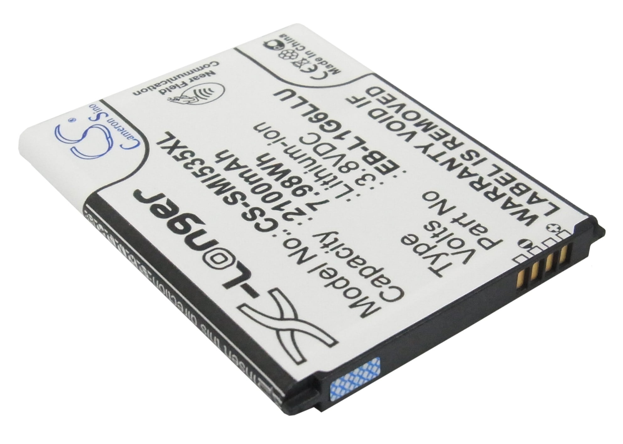 Batteri for SmartPhone, Mobil for T-MOBILE Galaxy S 3, Galaxy S III, Galaxy S3 og andre.
