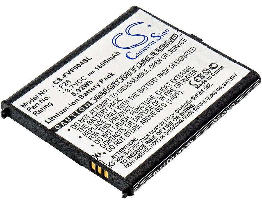 Batteri for SmartPhone, Mobil for Fujitsu Arrows V, F-04E, Arrows V F-04E og andre.