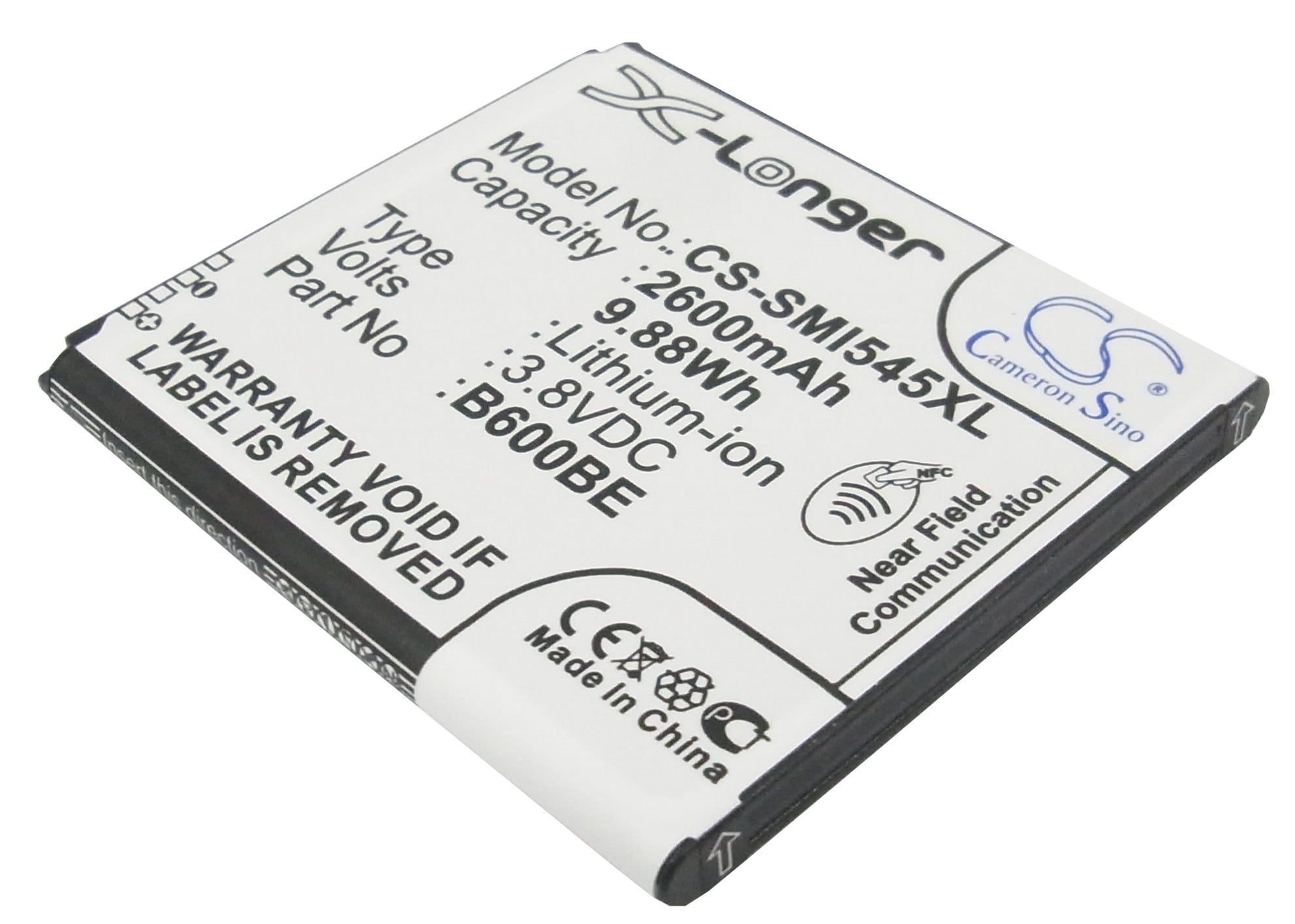 Batteri for SmartPhone, Mobil for Samsung Galaxy S4, Galaxy S4 LTE, GT-I9500 og andre.