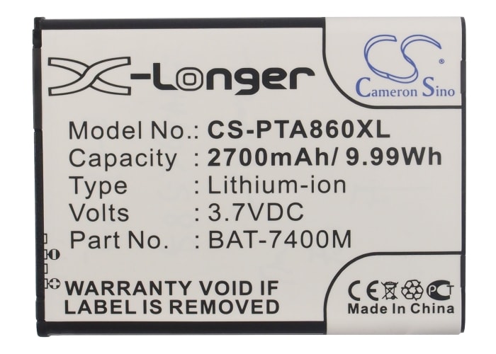 Batteri for SmartPhone, mobil for Sky Vega 6, Vega N6, IM-A860K osv.