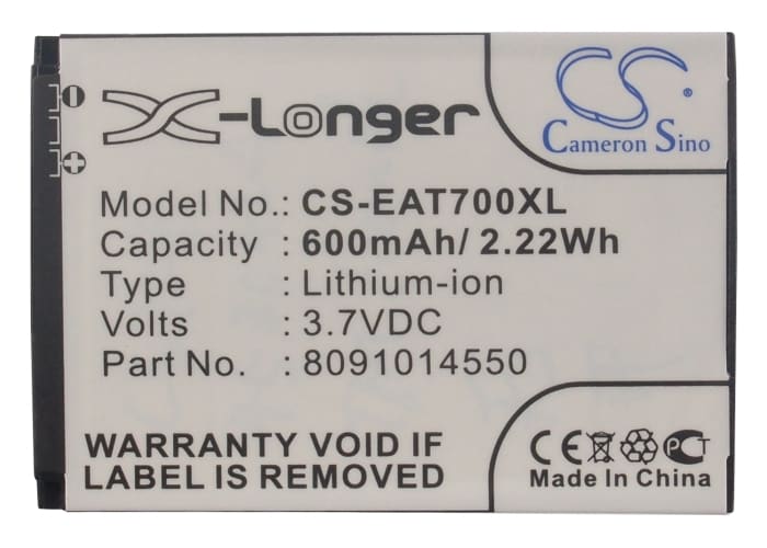 Batteri for SmartPhone, mobil for ITT Easy 7
