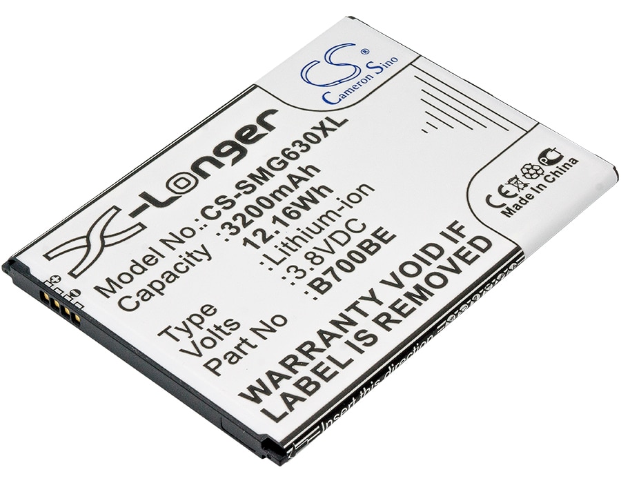 Batteri for SmartPhone, Mobil for Samsung GT-I9200, GT-i9205 og andre.
