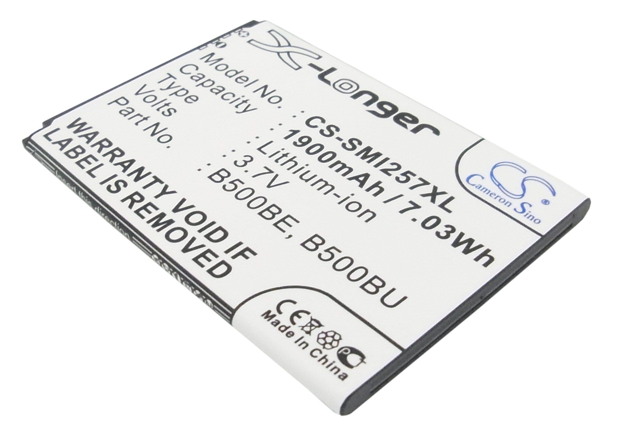 Batteri for SmartPhone, Mobil for Samsung GT-i9190, Galaxy S4 Mini og andre.