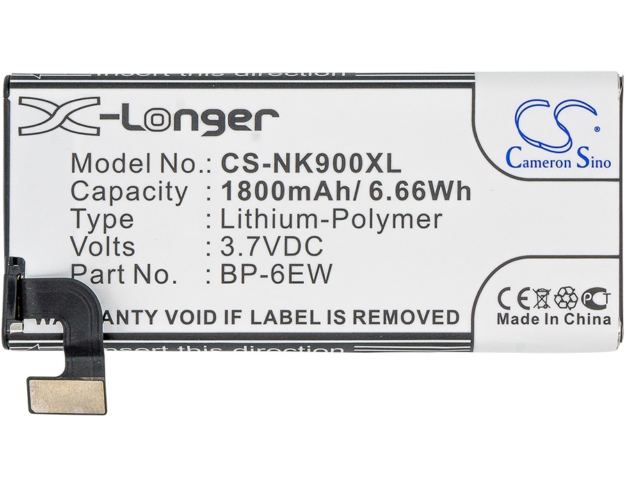 Batteri for SmartPhone, Mobil for Nokia Lumia 900, Lumia 900 4G LTE