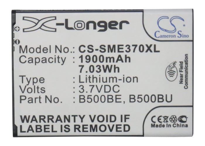 Batteri for SmartPhone, Mobil for Samsung GT-i9190, Galaxy S4 Mini, GT-i9195 og andre.
