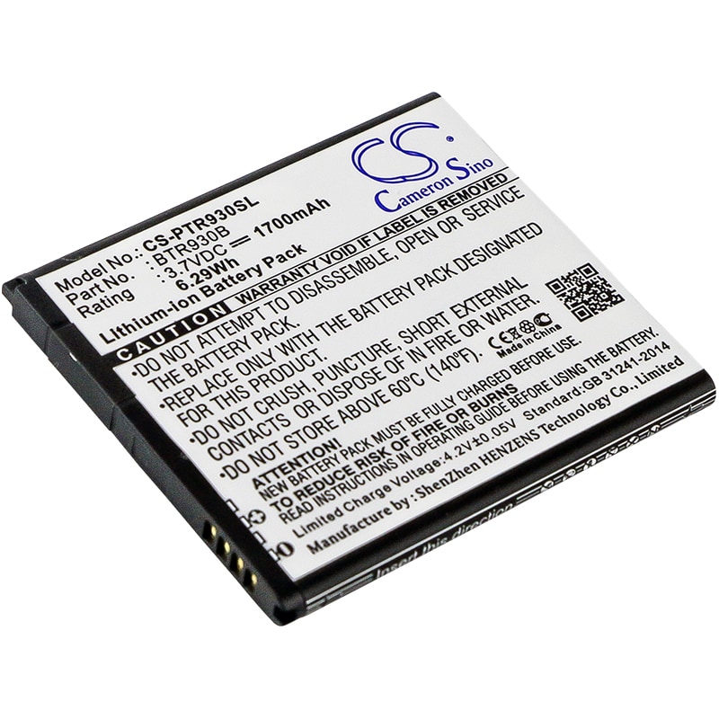 Batteri til SmartPhone, Mobil til Pantech Perception, Perception 4G, ADR930L og andre.