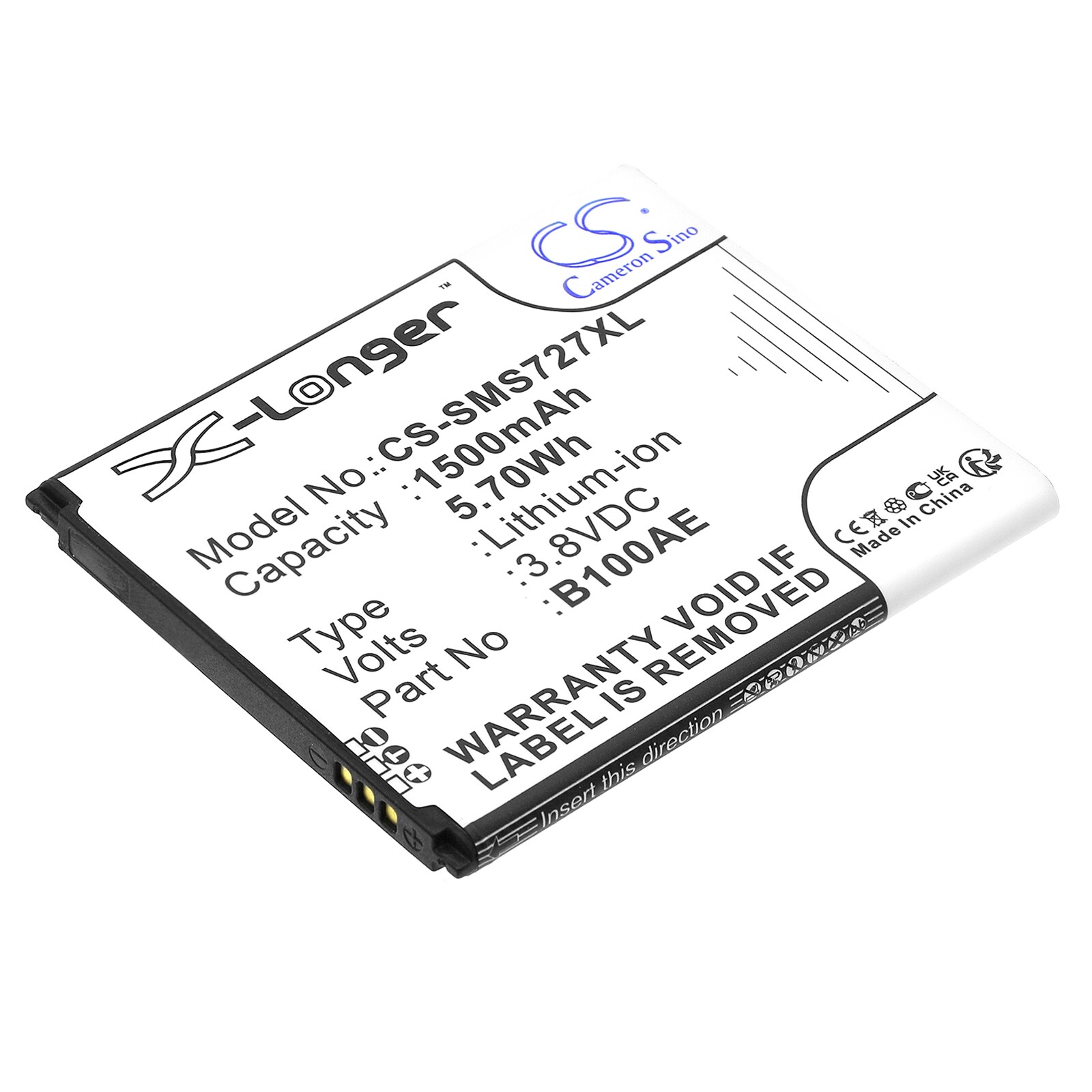 Batteri for SmartPhone, Mobil for Samsung GT-S7270, GT-S7272, Galaxy Ace 3 og andre.