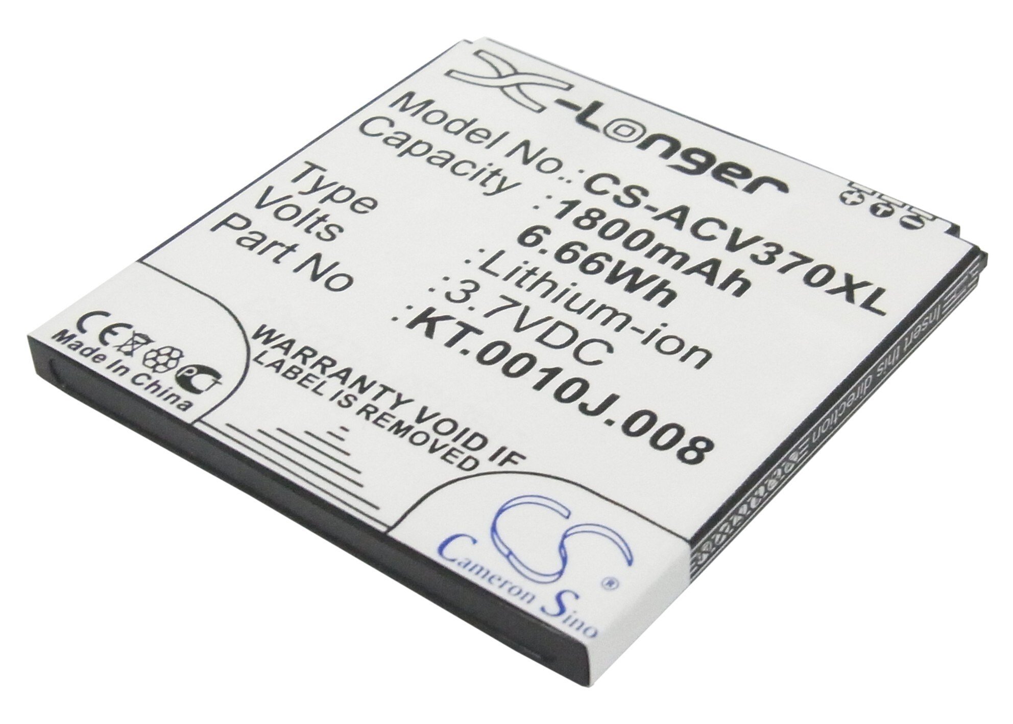 Batteri til smarttelefon, mobil for Acer Liquid E2, V370, Liquid E2 Dou