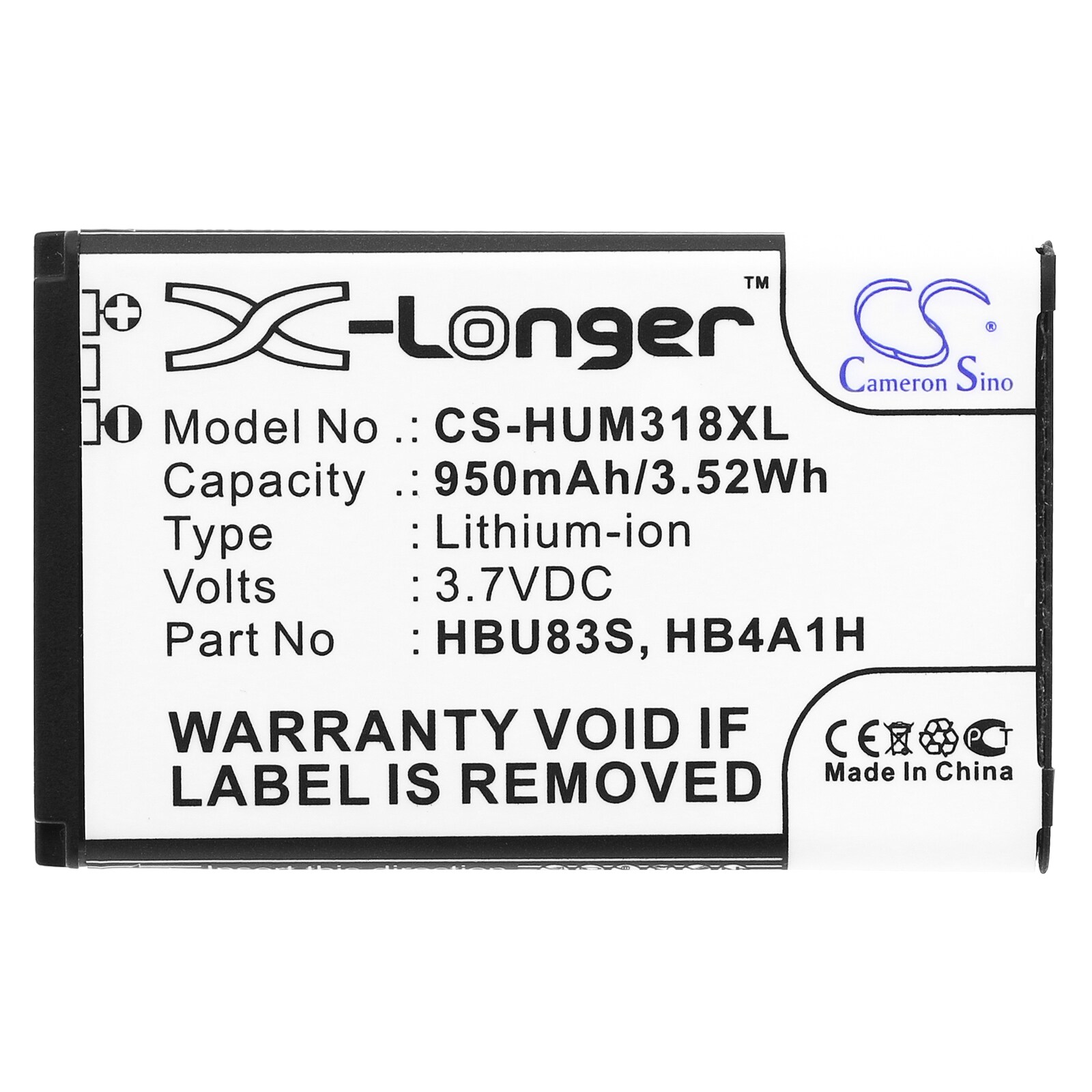 Batteri for SmartPhone, Mobil for Vodafone VF716, VF736, 715 og andre.