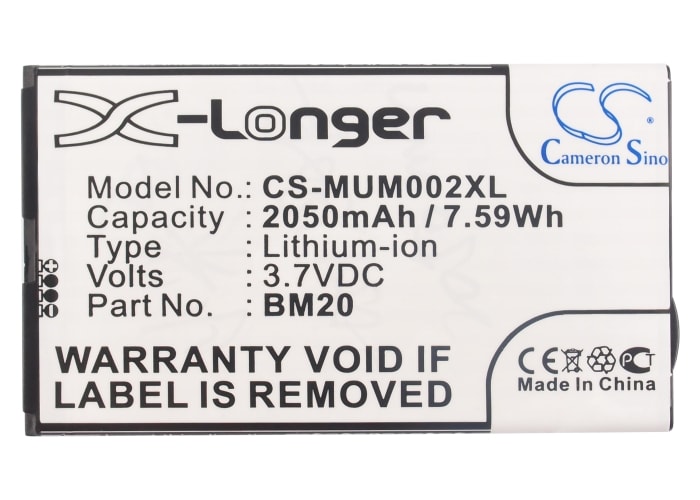 Batteri for SmartPhone, Mobil for Xiaomi MI2, MI2s, 2S etc.
