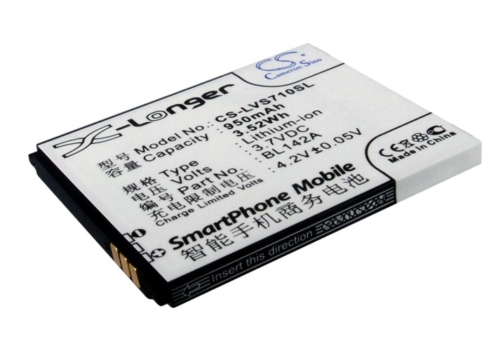 Batteri for SmartPhone, Mobil for Lenovo S710, S910, I325 og andre.