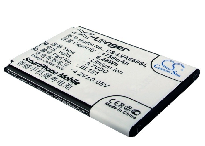 Batteri for SmartPhone, Mobil for Lenovo A66T